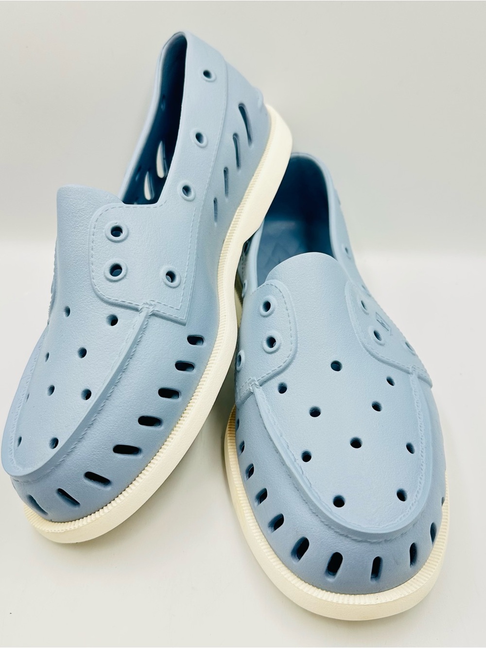 Sperry Top Sider Original Float Boat Shoes Men 6 Women 8 Lt Blue Ltwt Waterproof
